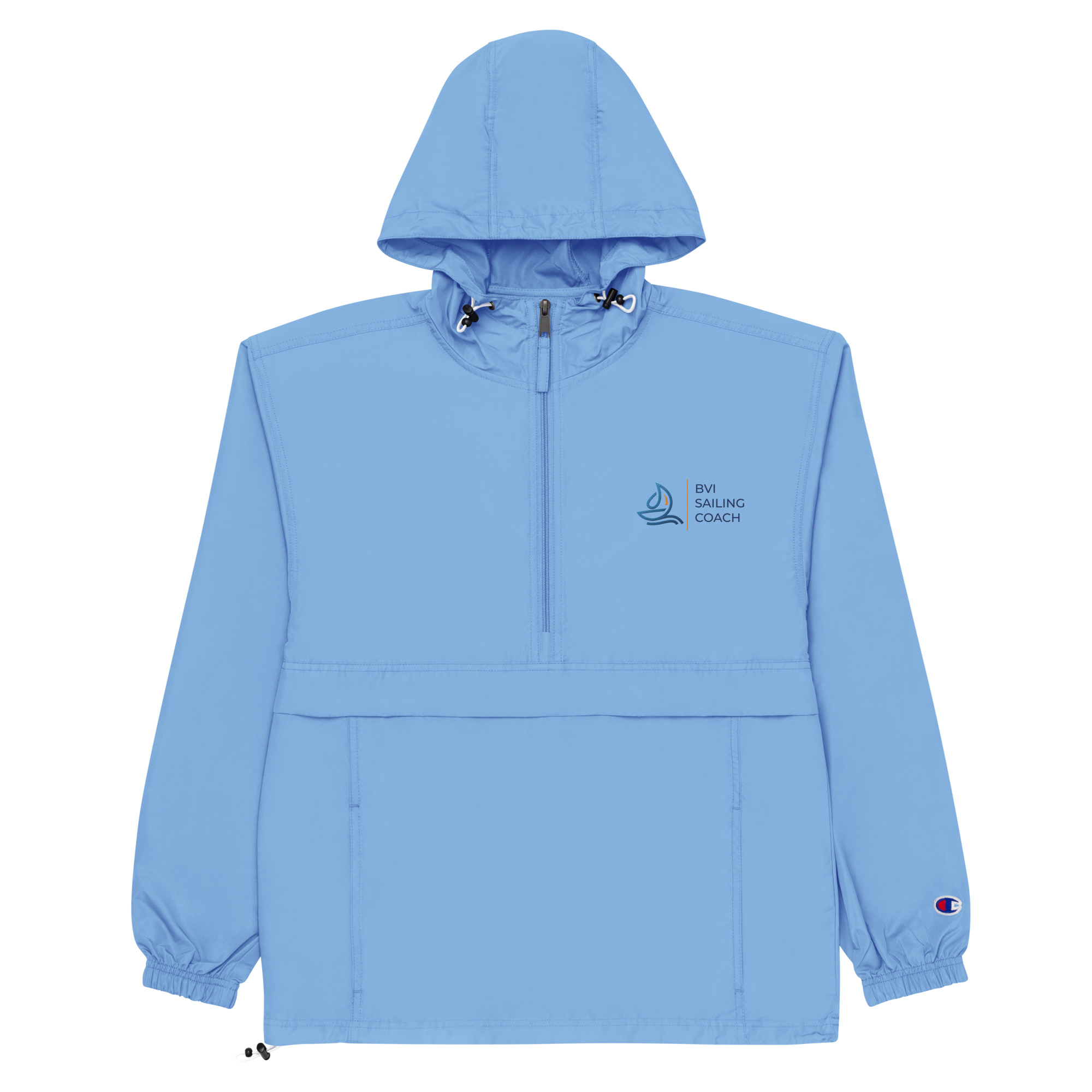 Embroidered Champion Packable Jacket - Image 9